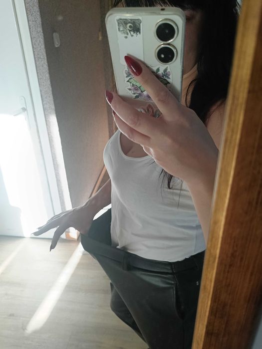 Spodnie eko skóra xl/xxl