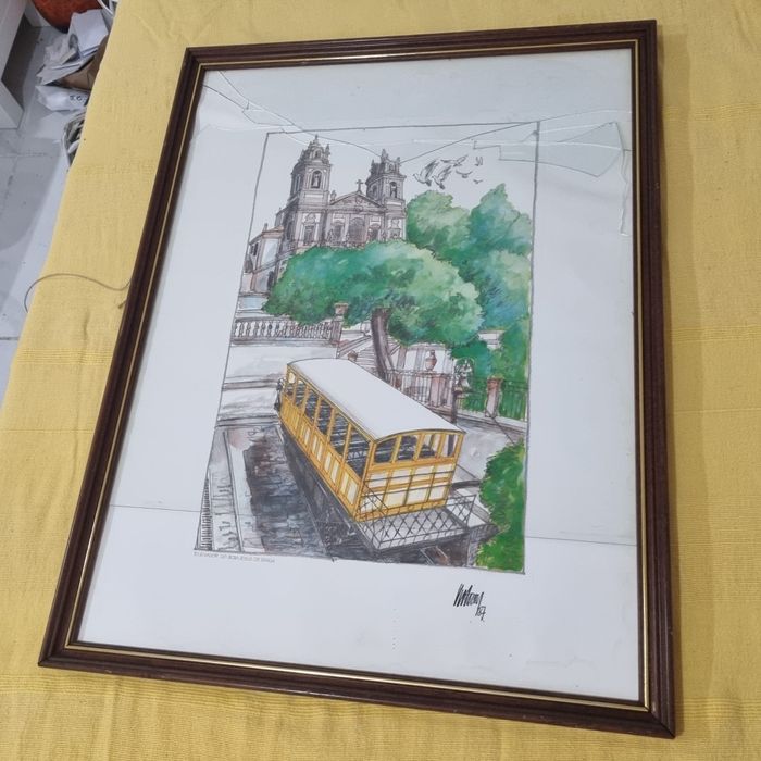 Quadro para Parede medidas nas fotos recolha no local