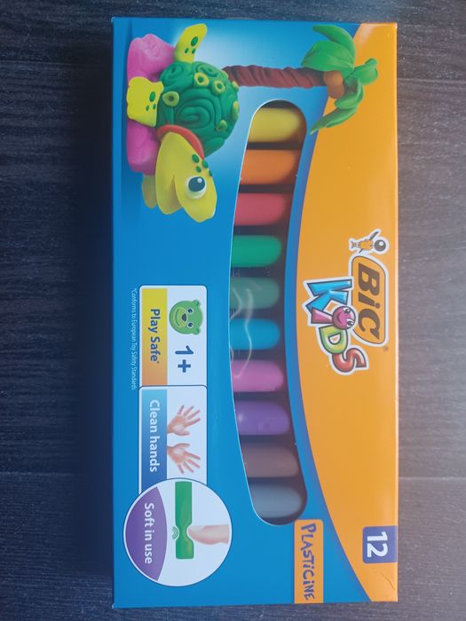 Plasticinas coloridas BIC novo!