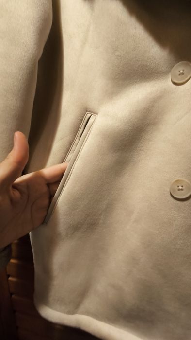 Kurtka kożuszek beżowa