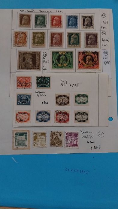 Selos da Alemanha e zonas de ocupação.  1867/1943