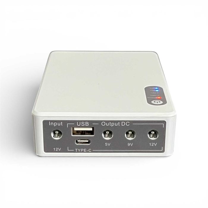 Mini ups ДБЖ WGP NEP 24W 10400mAh повербанк для роутера безперебійник