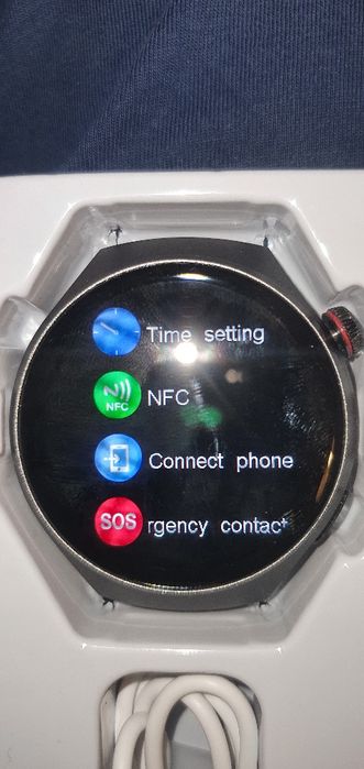 Smartwatch męski model 2025 NFC