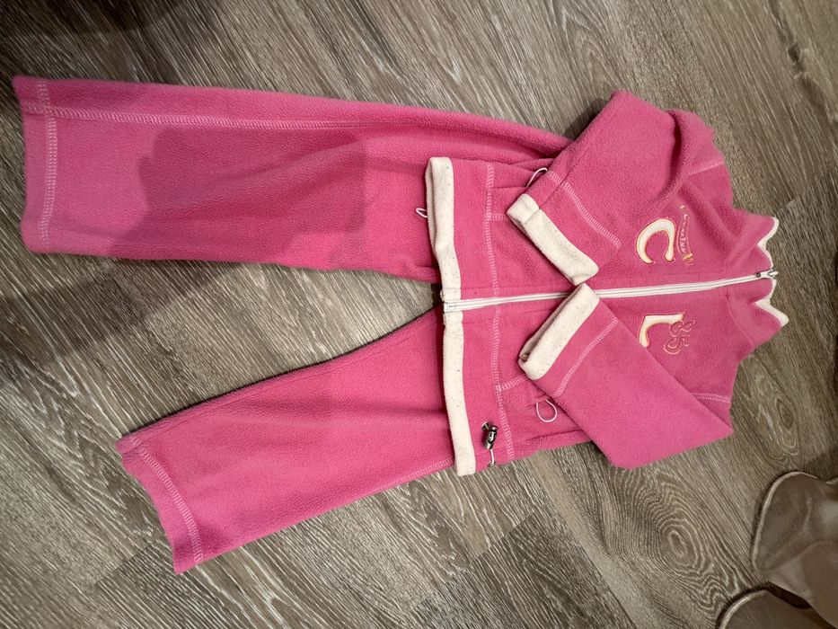 Флісовий теплий костюм для дівчинки