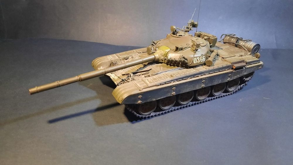Model czołgu T-72 M1 Polskiej Armii skala 1:35