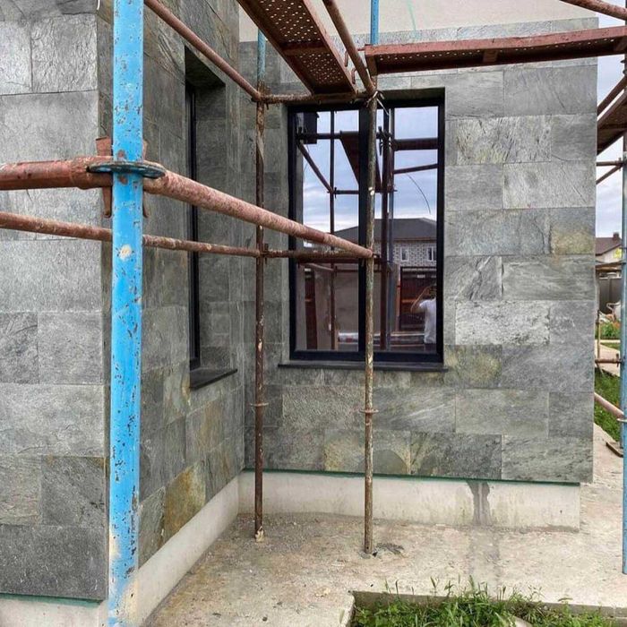 Камінь натуральний природний сланець облицювальна плитка ANTIC  GREEN