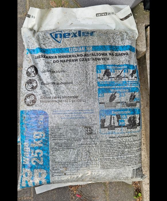 Mieszanka mineralno-asfaltowa do napraw na zimno 25kg