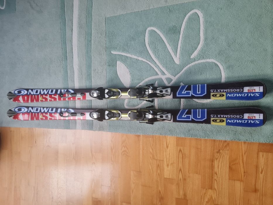 Narty Salomon Crossmax 7,5 L170 plus buty 29/29,5cm kijki L130