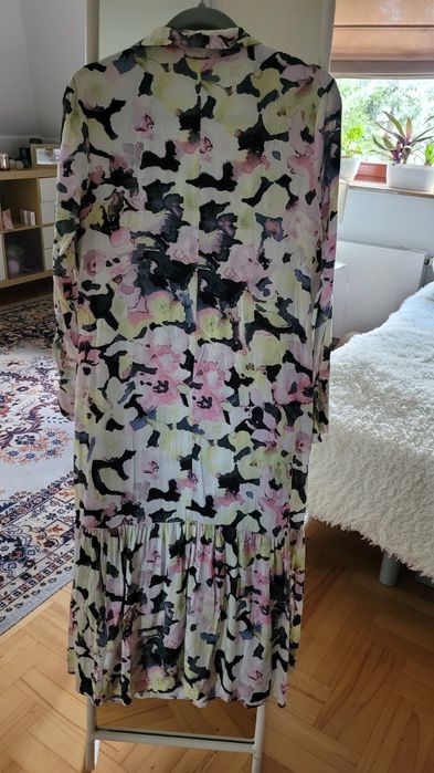 Kolorowa sukienka maxi H&M