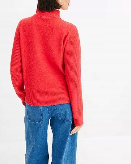 B.P.C czerwony sweter modny r.48/50