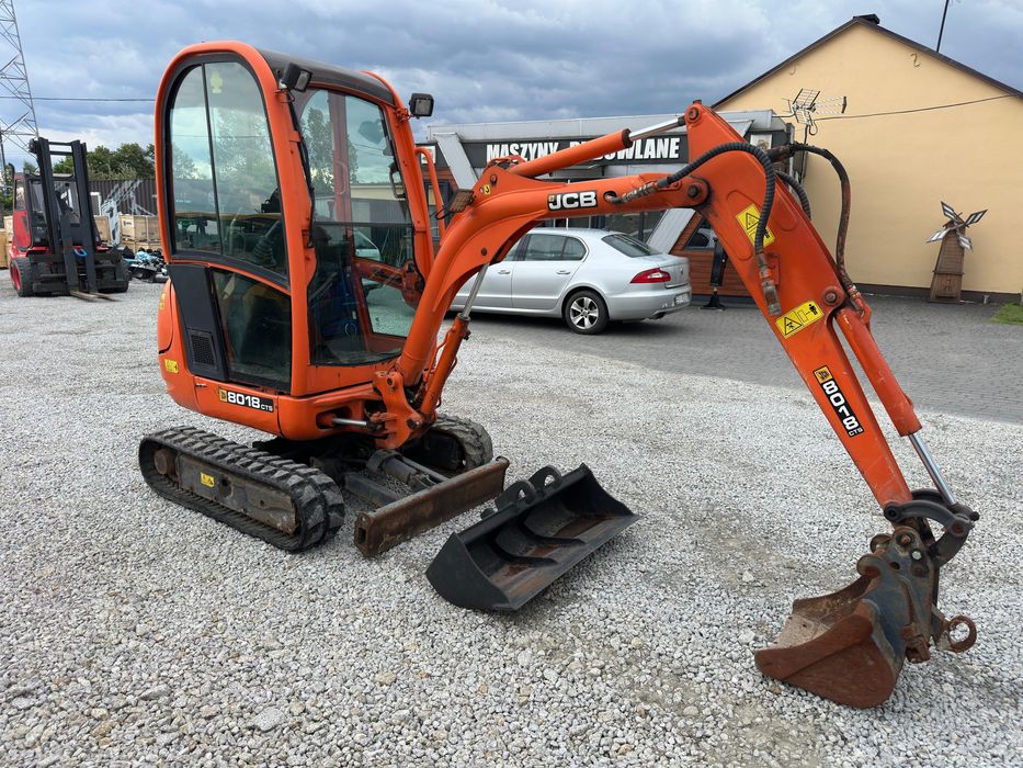 Minikoparka JCB 8018 z 2012r. ładna 1800kg Rozsuwane Podwozie Długie Ramie Leasing Transport OKAZJA !!!
