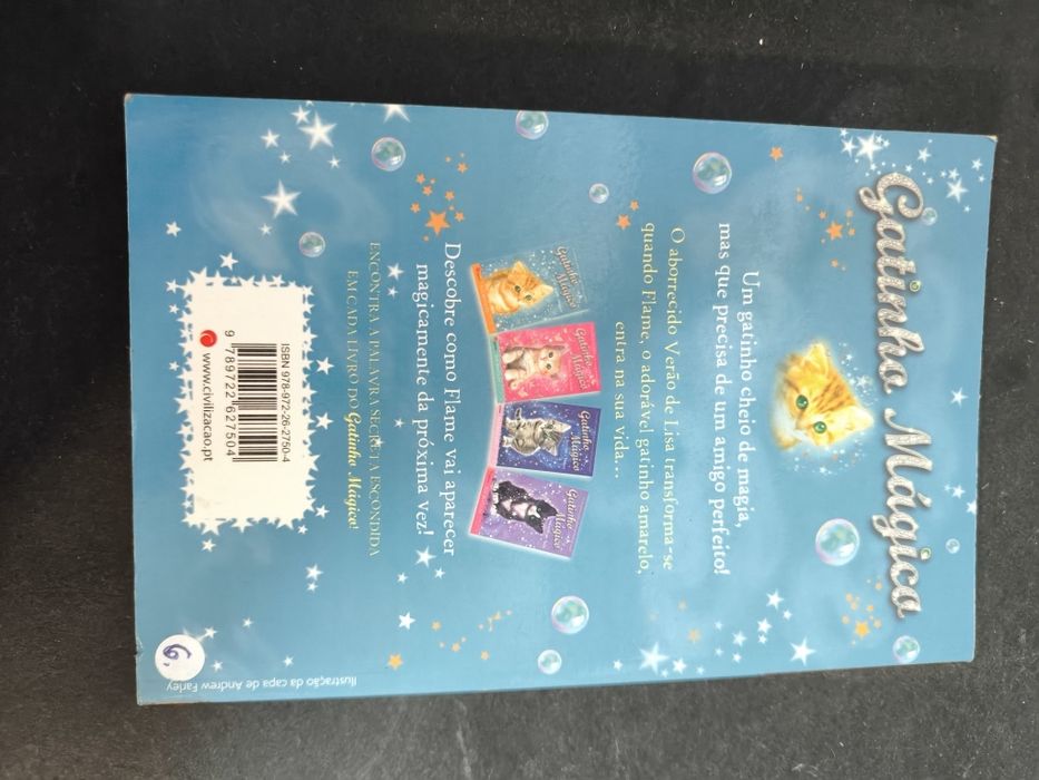 Livro "Gatinho Mágico: Um Verão Mágico" – Sue Bentley
Género: Infantil / Juvenil / Fantasia
​Sinopse:
Lisa está a ter um verão aborrecido até que conh