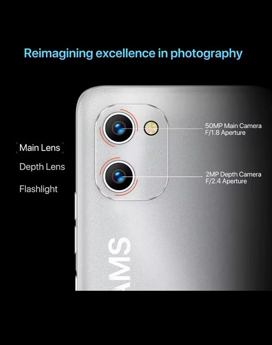 Смартфон Umidigi g1 max / с1 max blаеk/silver/blue - 6/128gb 5150 mah
