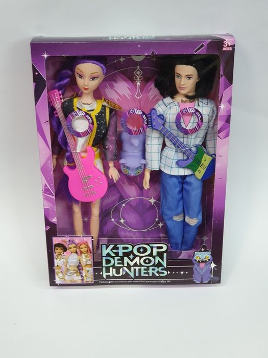 Grające Lalki kpop Demon Hunters łowczynie demonów 30 cm zestaw nr2 Lalki K-POP