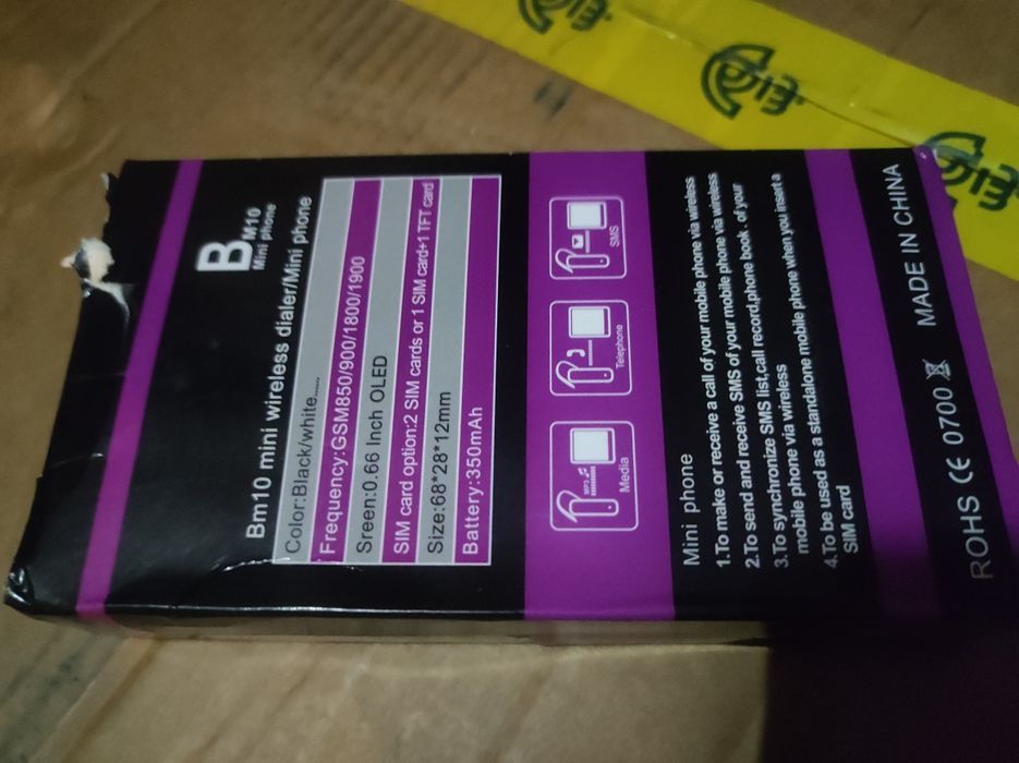 Mini telemóvel novo
