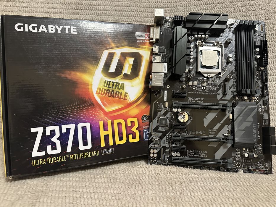 Материнська плата GIGABYTE Z370 HD3