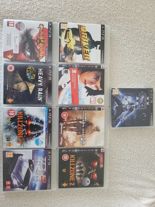 Różne gry na PlayStation3