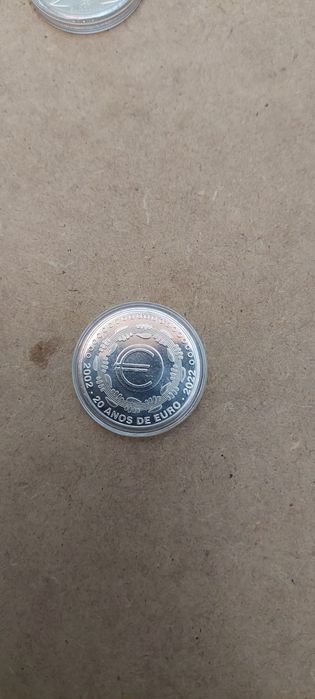 Moeda comemorativa 20 Anos de Euro