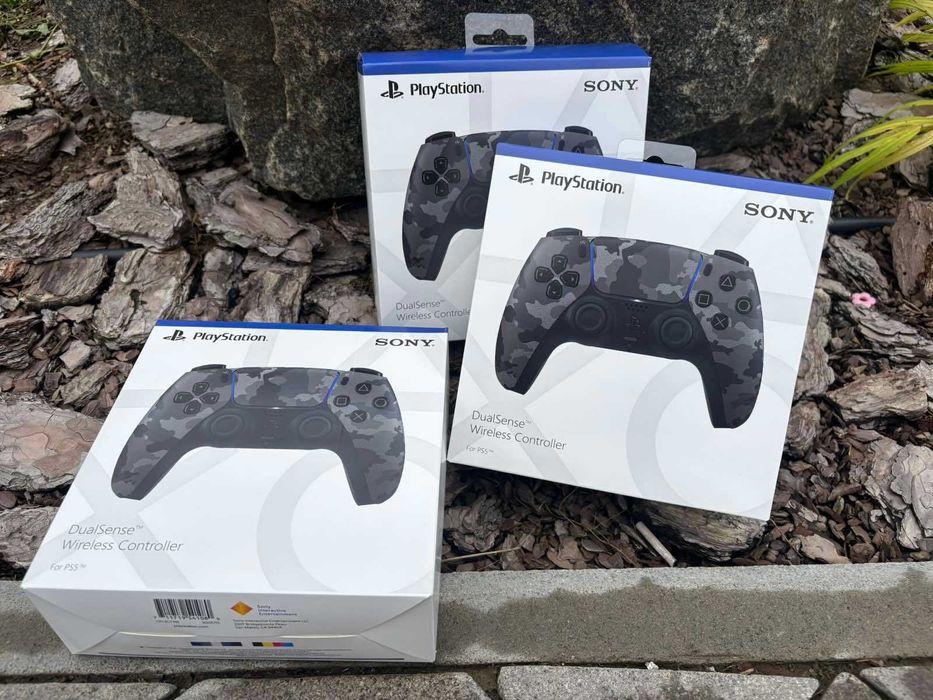 Геймпад Sony DualSense Grey Camo (бездротовий контролер для PS5)