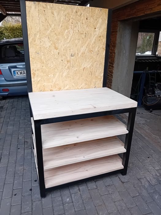 Stółl warsztatowy garazowy monterski. Solidny mocny !