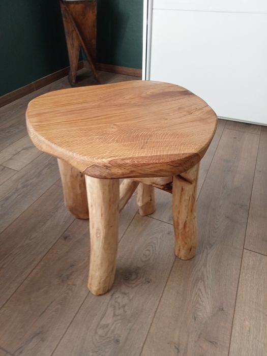 Taborety dębowe, olejowane