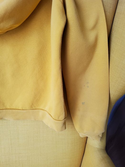 Żółta  bluza z kapturem dziewczęca, r.152 C&A