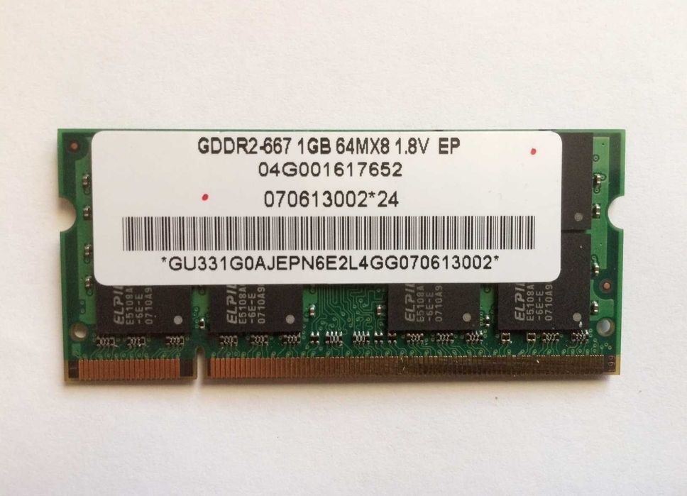 Планка пам'яті для ноутбука