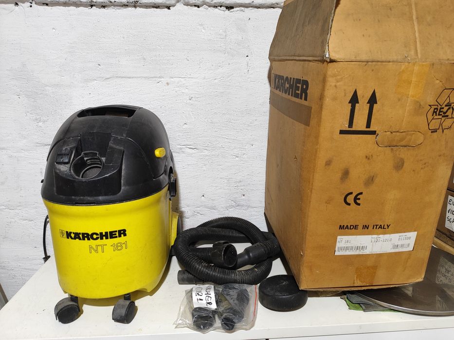 Karcher NT181 Odkurzacz przemysłowy Warsztatowy + Dodatkowe części