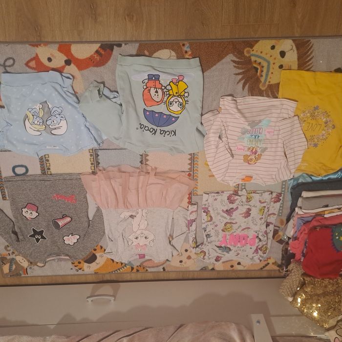 Zestaw BOX paka ubrań  dla dziewczynki 98-104