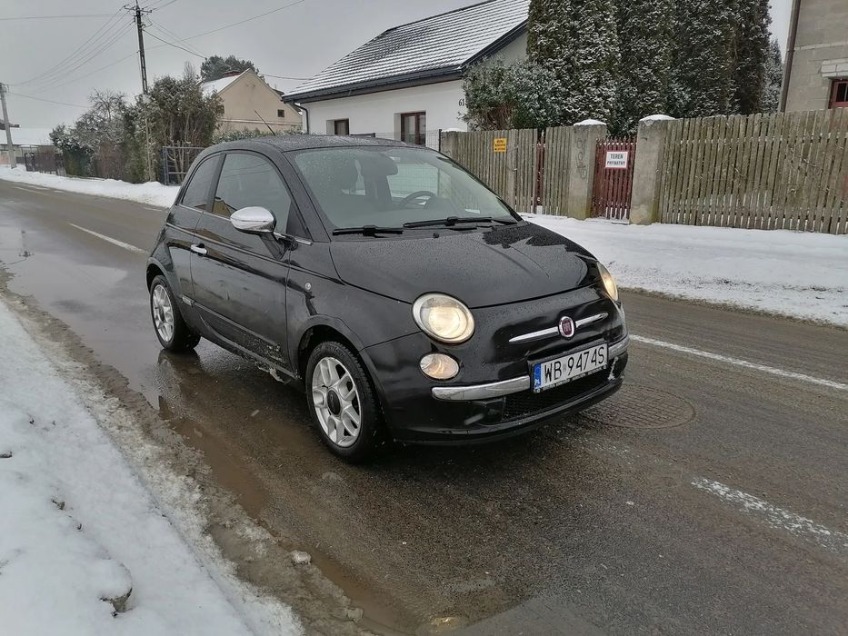 Fiat 500 1.2 8v 69KM-Sprawny-KLimatyzacja-Isofix-CITY-USB-Alusy-2008r-Salon PL