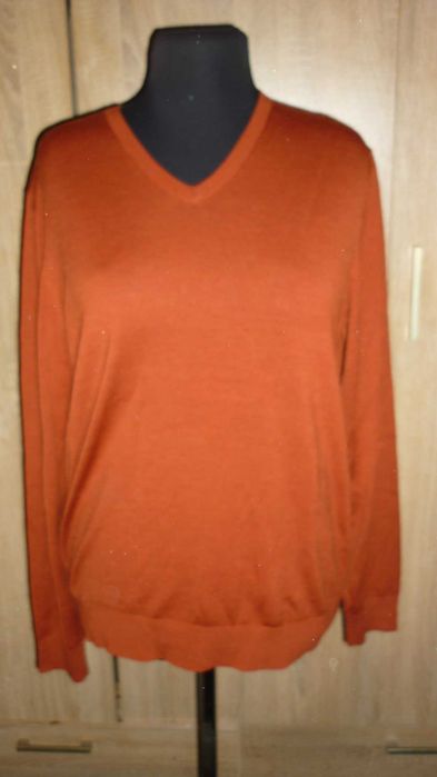 Uniqlo-męski 100% wełniany sweter  r; L