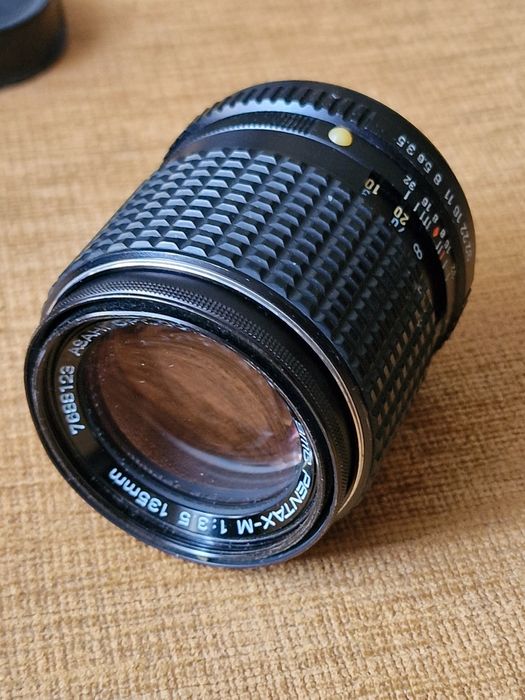 Analog obiektyw pentax m 135/3.5 klisza