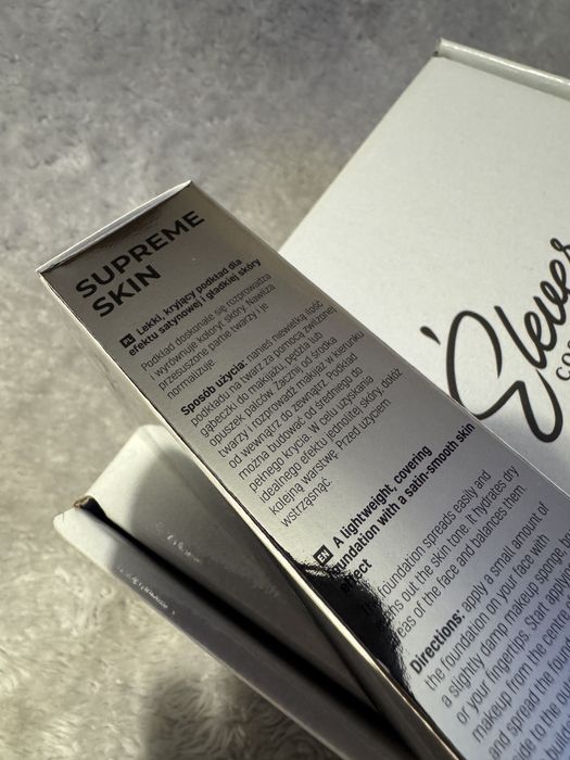 Elever Cosmetics Beige Porcelain podkład spf 50 blur twarzy