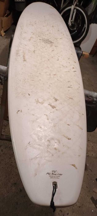 8 Malibu 7.6 epoxy evolution funboard prancha de surf nsp FCS