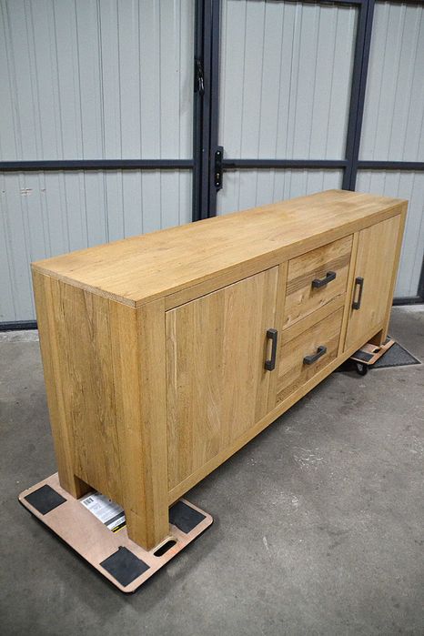 Komoda drewniana dębowa, ze starych desek, erosion wood, unikat.