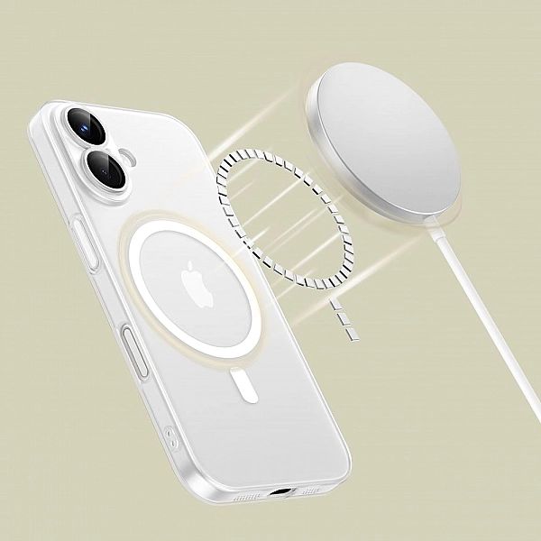Tech-Protect Magslim Magsafe Iphone 16 Matte/White