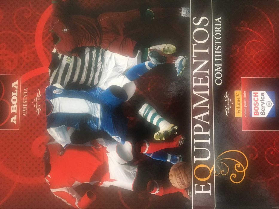 Futebol 5 volumes Equipamentos 3 grandes e seleção desde 1890 até 2000