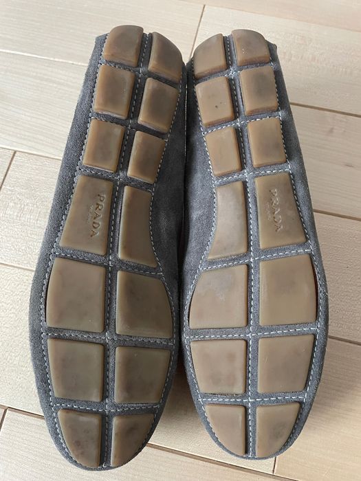 Оригінальні лофери Prada • Замша • Чоловічі • Розмір 41 (26,5 см)