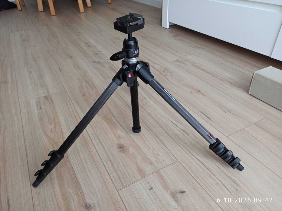 Statyw do aparatu Manfrotto 732CY + głowica 484 RC2