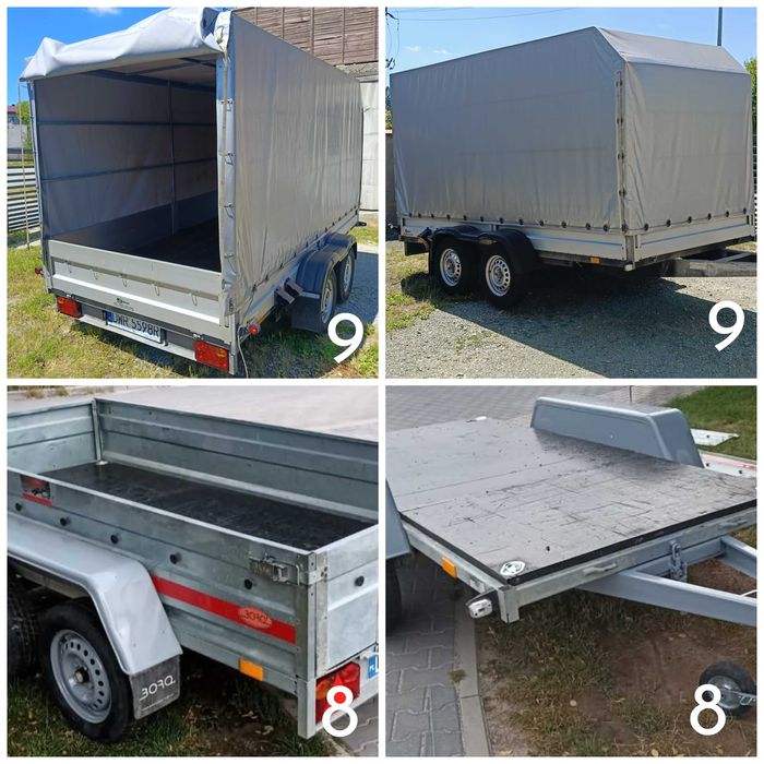 Wypożyczalnia,Przyczepa Laweta, Przyczepa, Przyczepki