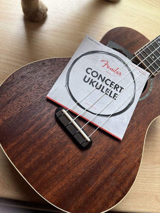Укулеле Fender Zuma Concert + струни + тюнер-метроном