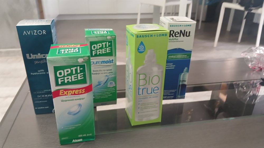 Розчини для контактних лінз Renu Biotrue Optifree