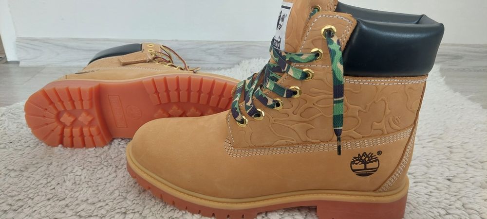 Buty zimowe timberland x bape