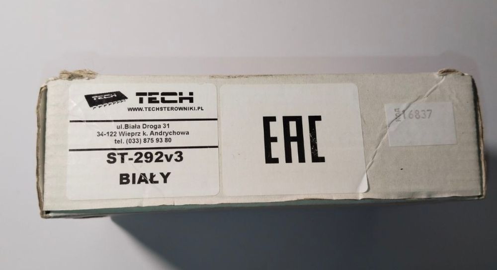 Термостат, кімнатний регулятор Tesh ST-292 v3 дротовий