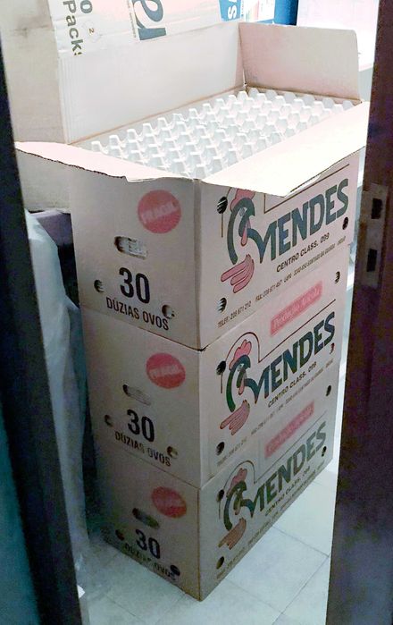 80 Caixas Bandejas de ovos para 30 ovos ( p produtores ovos galinha)