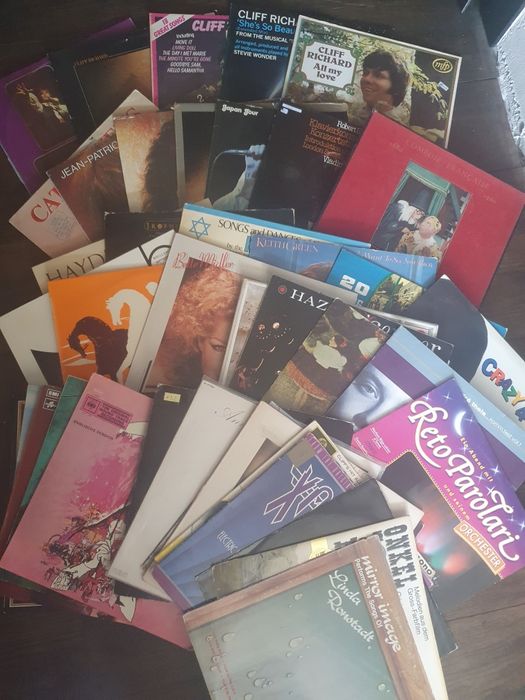 Zestaw 40 płyt vinylowych,  płyty vinyle