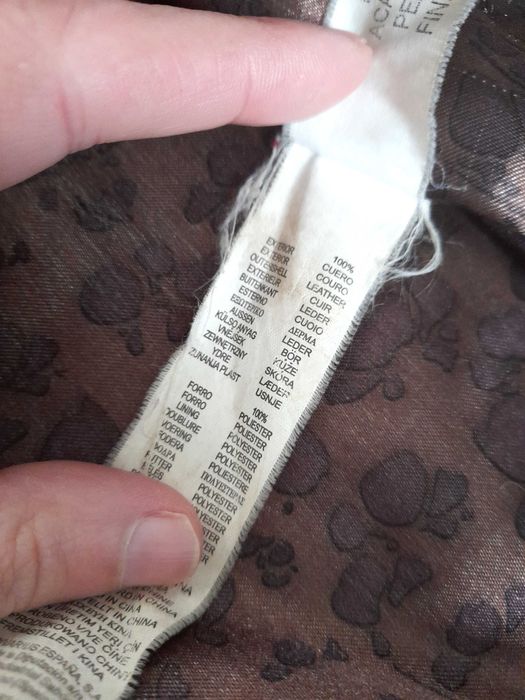 Casaco de pele genuína midi para senhora da Stradivarius