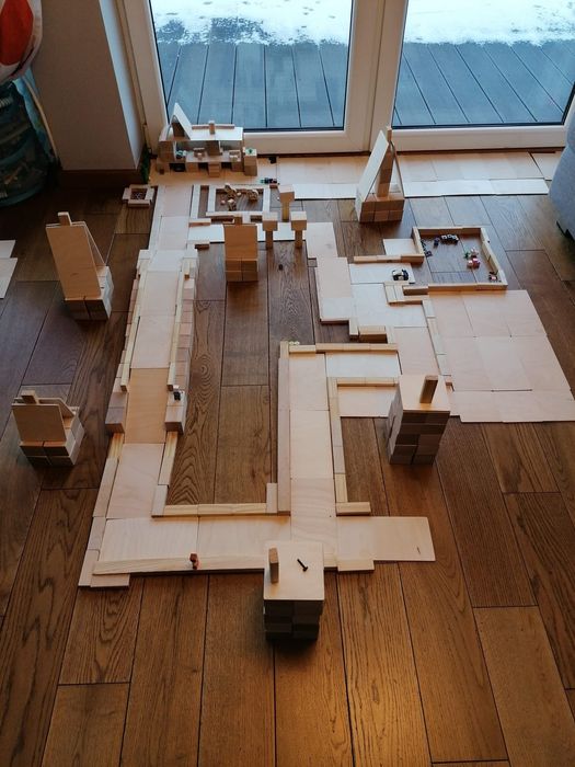 Just blocks klocki drewniane 25kg 900elementuw