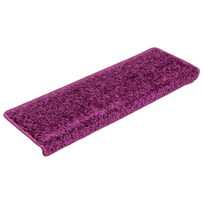 Vidaxl Nakładki Na Schody, 15 Szt., 65X21X4 Cm, Fioletowe