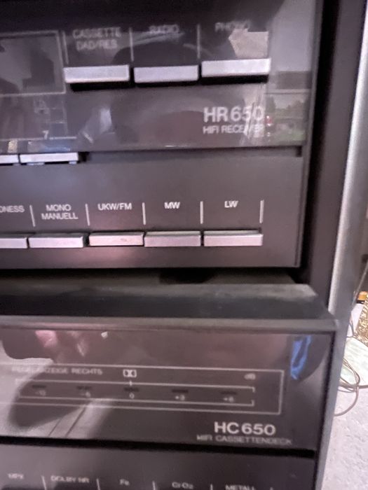Wieża Telefunken cały zestaw + szafka